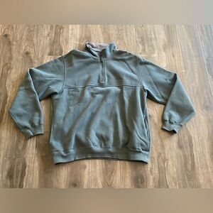 Izod performX 1/4 zip green jacket size medium